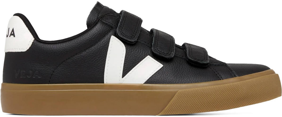 VEJA: Black Recife Chromefree Leather - 1