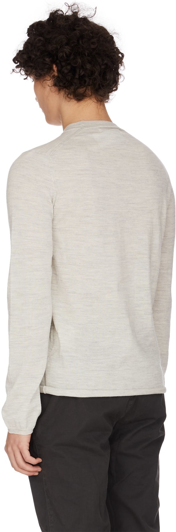 Comme des Garçons Shirt: Grey Scenic Mountain Knit Pullover - 2