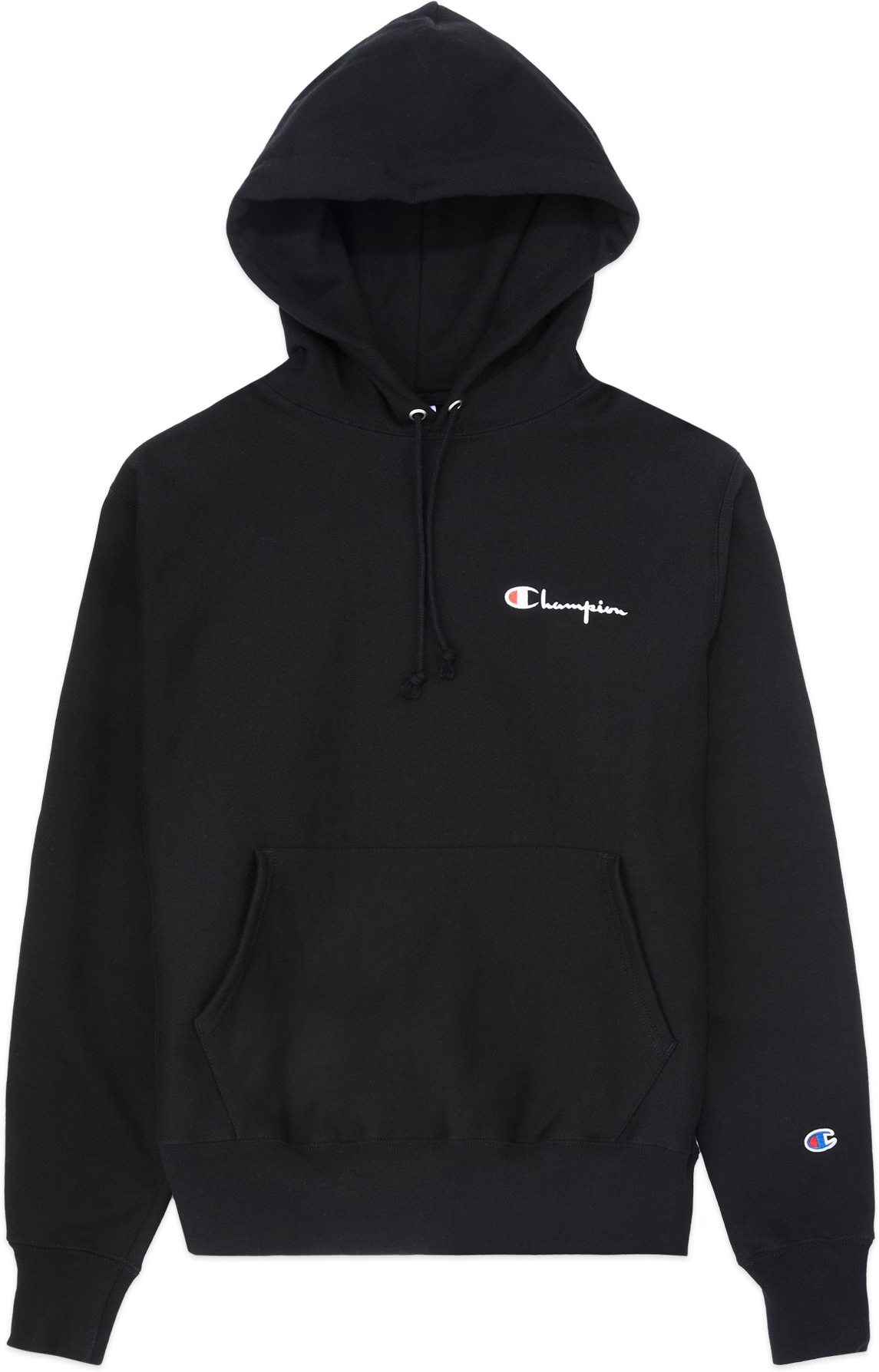 Champion: Black Vintage Dye Hoodie - 1