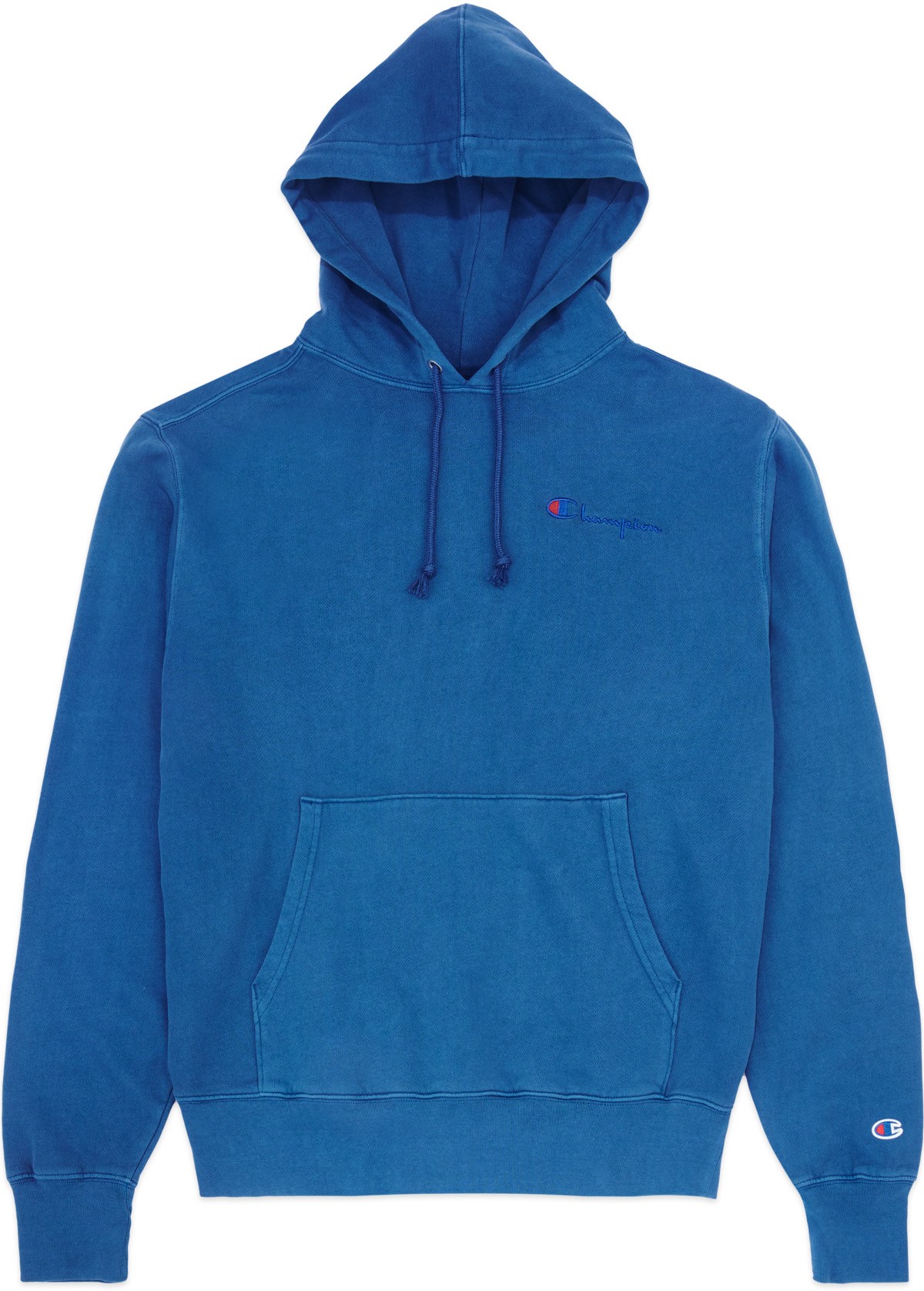 Champion: Bleu Veste à Capuche effect Vintage Bleu - 1