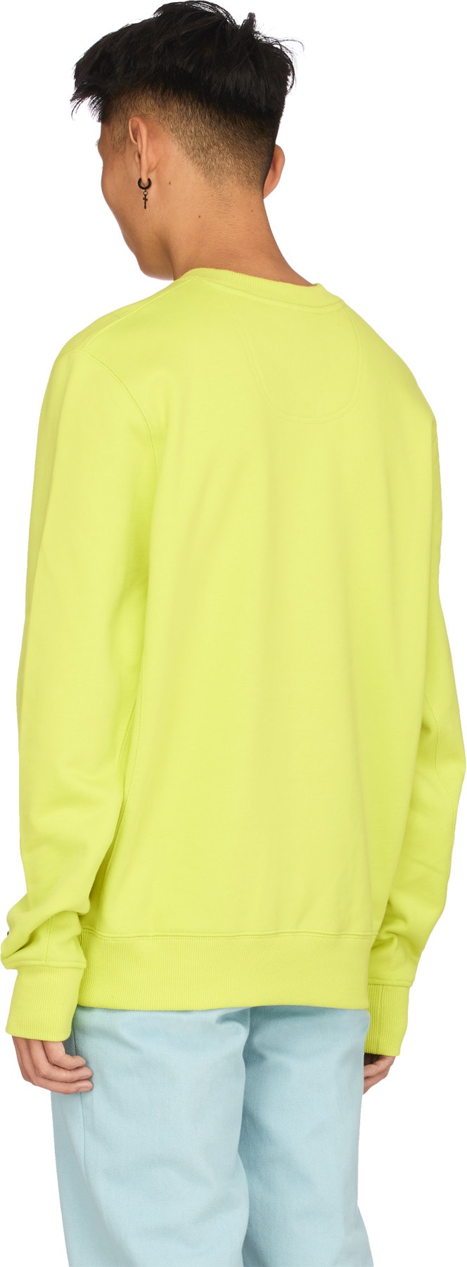 Champion: Green Super Fleece 2.0 Crew Neck Pullover - 3