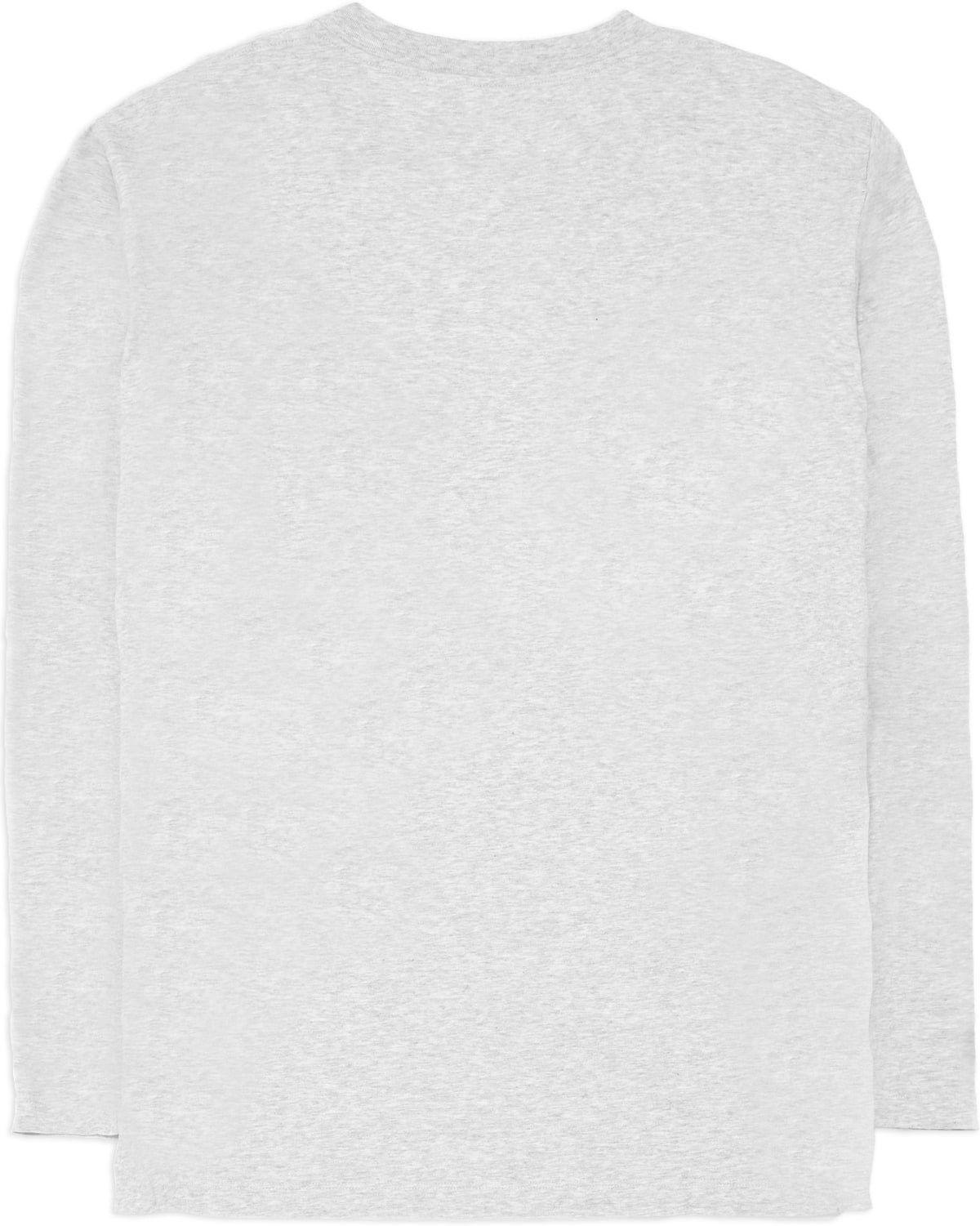 MM6 Maison Margiela: Gris T-shirt à manches longues à Logo Gris - 2