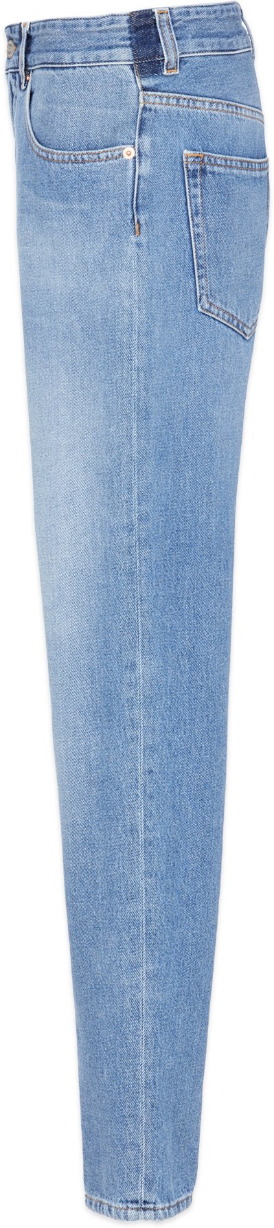 MM6 Maison Margiela: Blue Shadow 5 Pocket Straight Leg Jean - 2