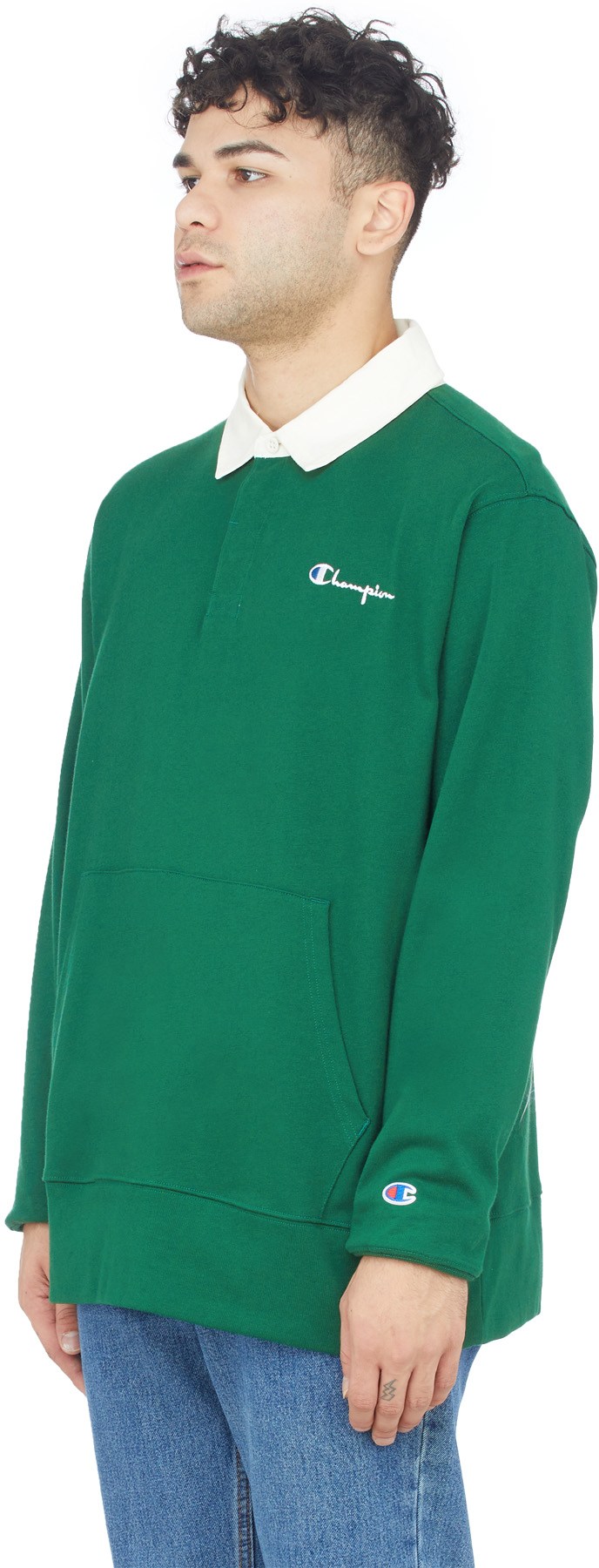 Champion: Green Kanga Pocket Rugby Shirt - 2