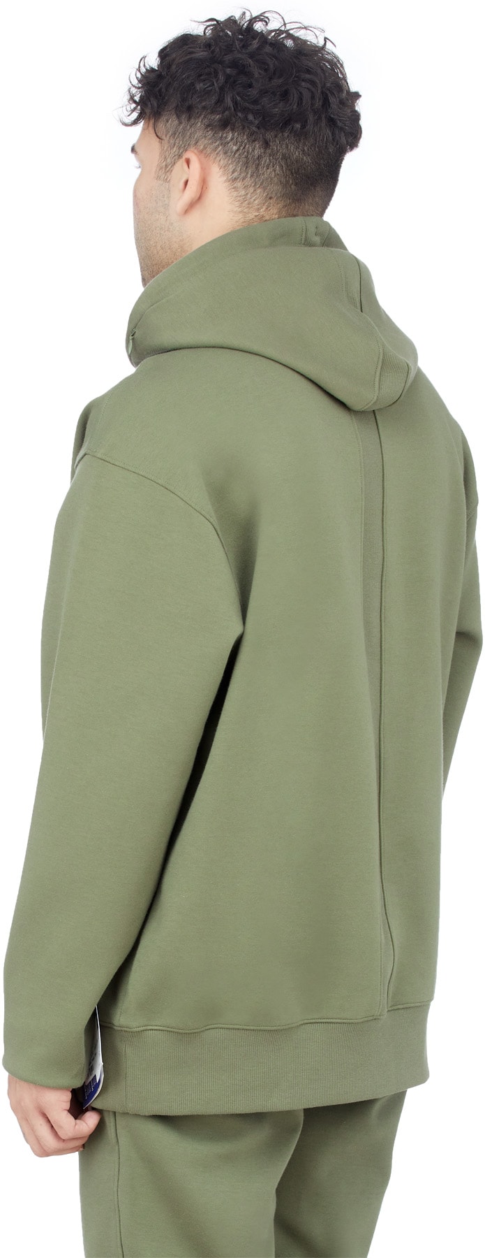 Champion: Vert Pull à Capuche Tech Weave Vert - 3