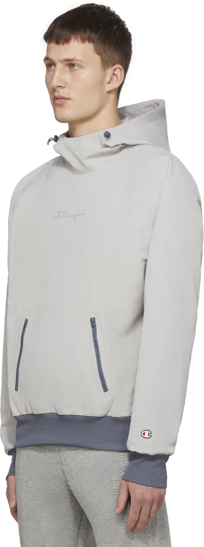 Champion: Grey Defender Series Hoodie - 2