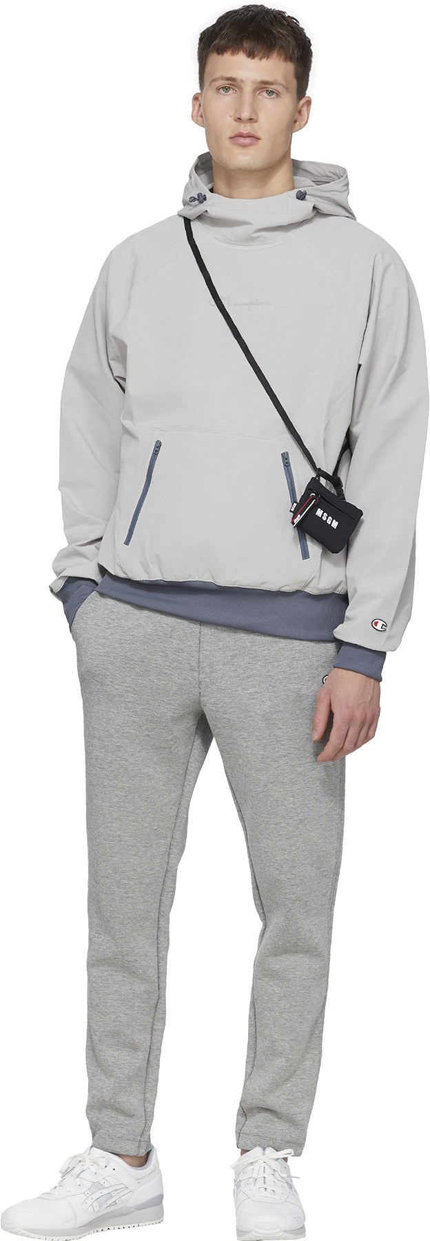 Champion: Gris Pull à Capuche Defender Series Gris - 4