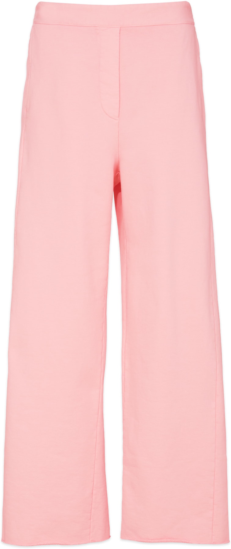 MM6 Maison Margiela: Pink Wide Leg Sweatpants - 1