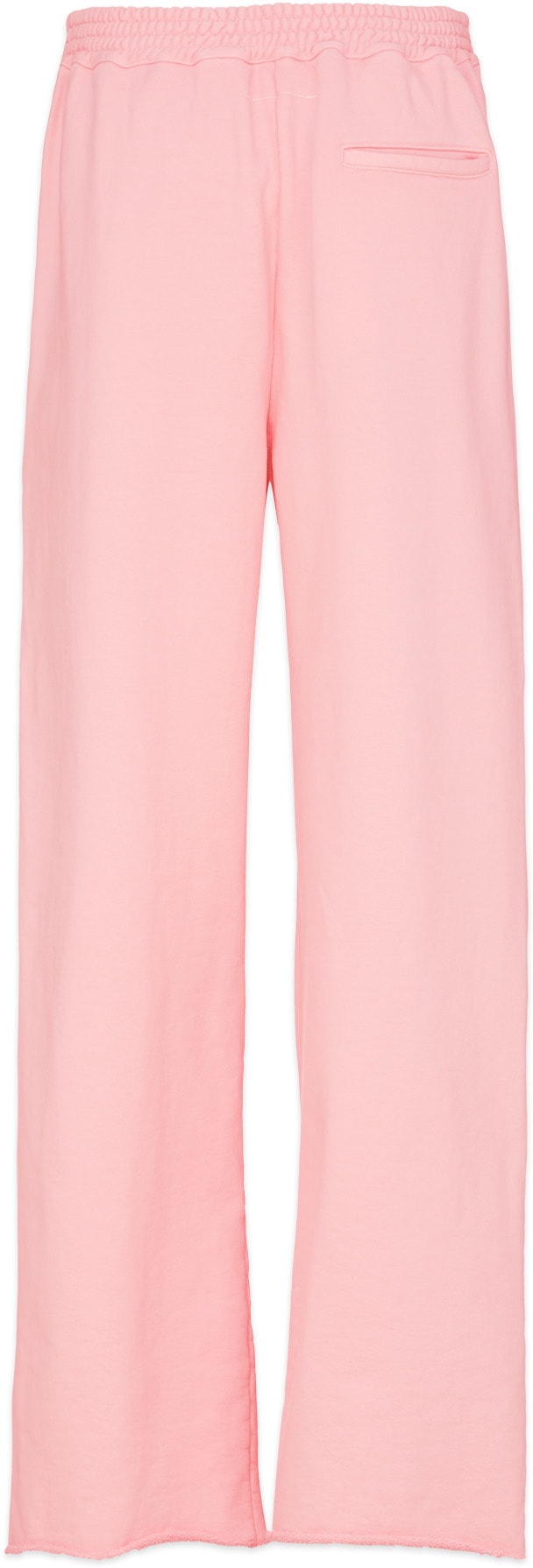 MM6 Maison Margiela: Pink Wide Leg Sweatpants - 3