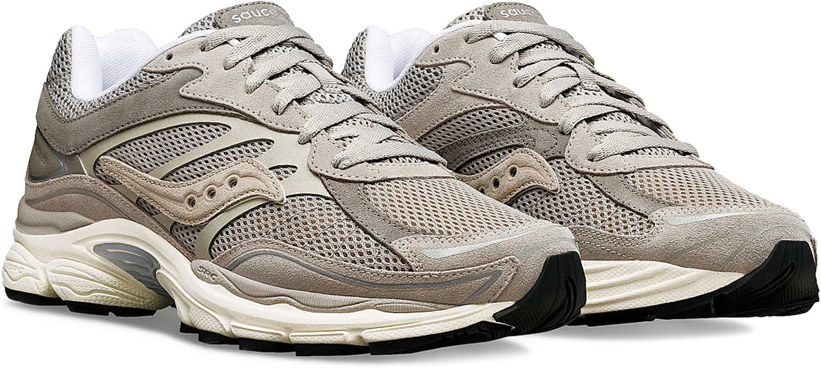 Saucony: Grey Progrid Omni 9 Premium - 3