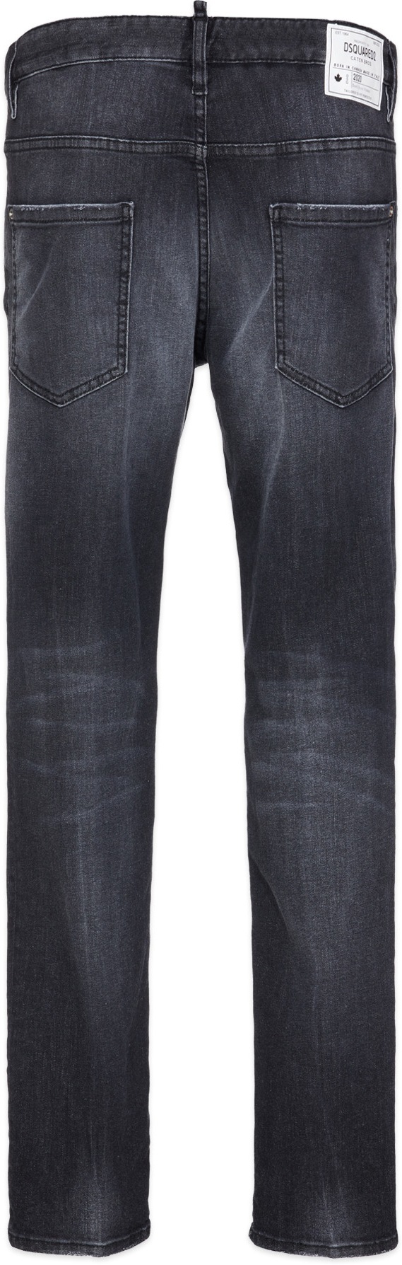 Dsquared2: Black Black Wash Skater Jeans - 3