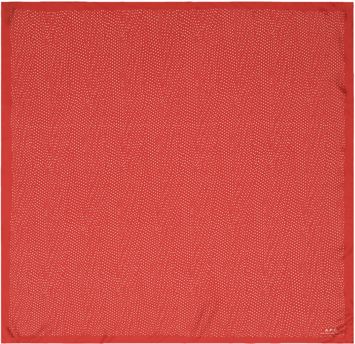 A.P.C.: Red Celia Scarf - 4