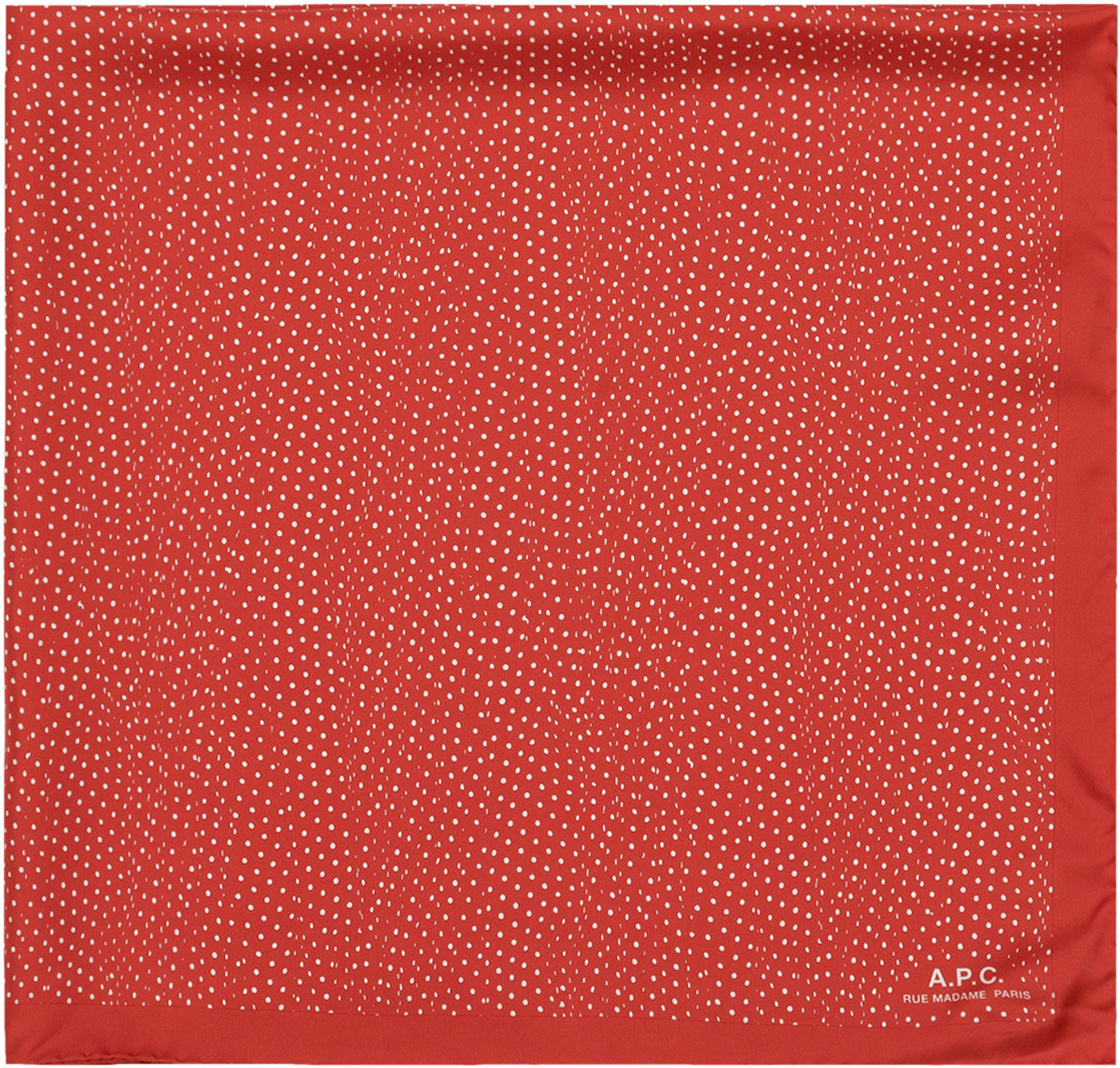 A.P.C.: Red Celia Scarf - 5