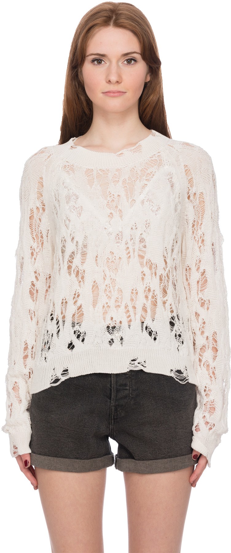 Zadig & Voltaire: White Kary Pullover - 1
