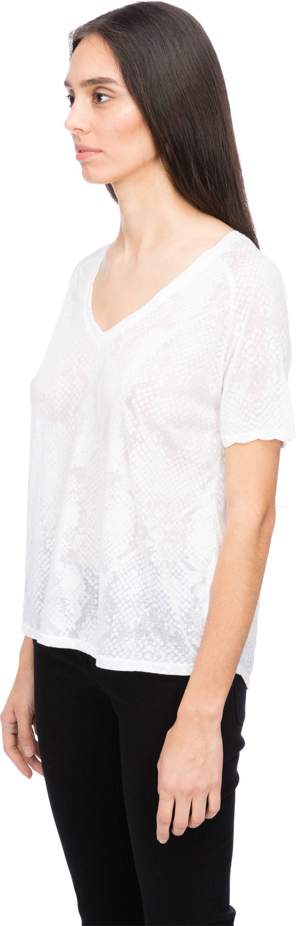 Zadig & Voltaire: White Margot Burn T-Shirt - 2