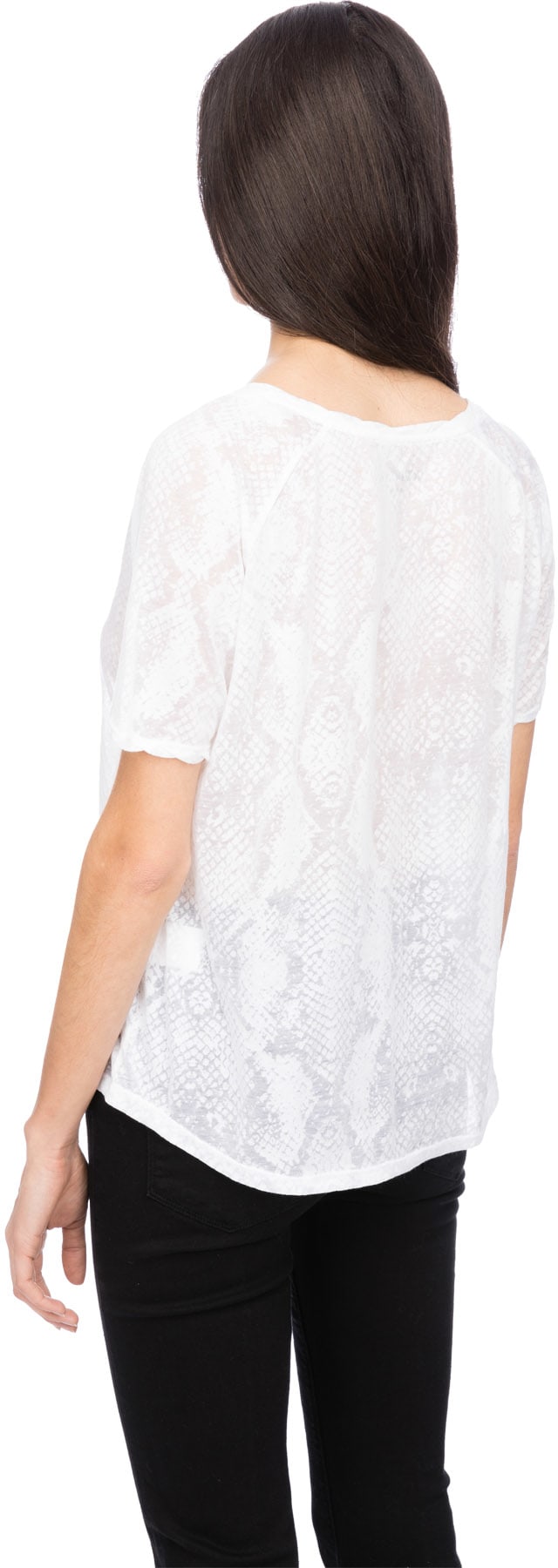 Zadig & Voltaire: White Margot Burn T-Shirt - 3
