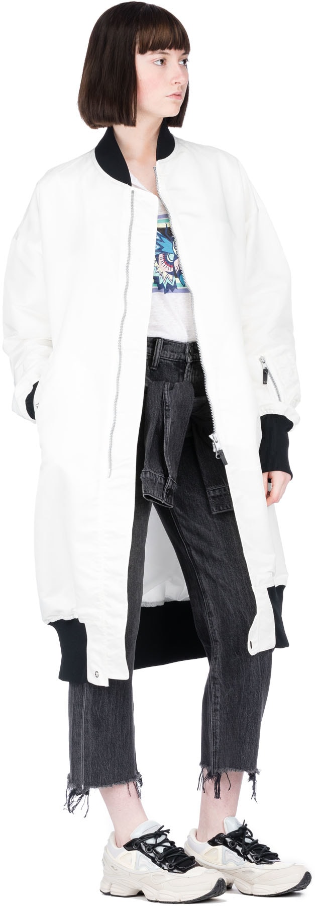 Zadig & Voltaire: White Tunisian MC Linen T-Shirt - 4