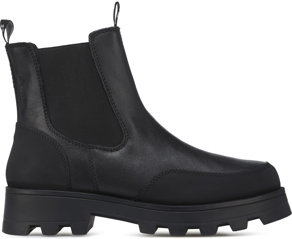 Cougar: Noir Bottes Shani en Cuir Noir - 1