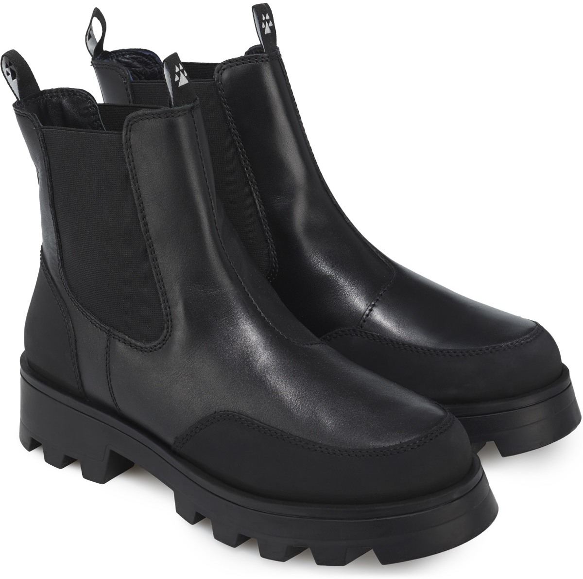 Cougar: Noir Bottes Shani en Cuir Noir - 4
