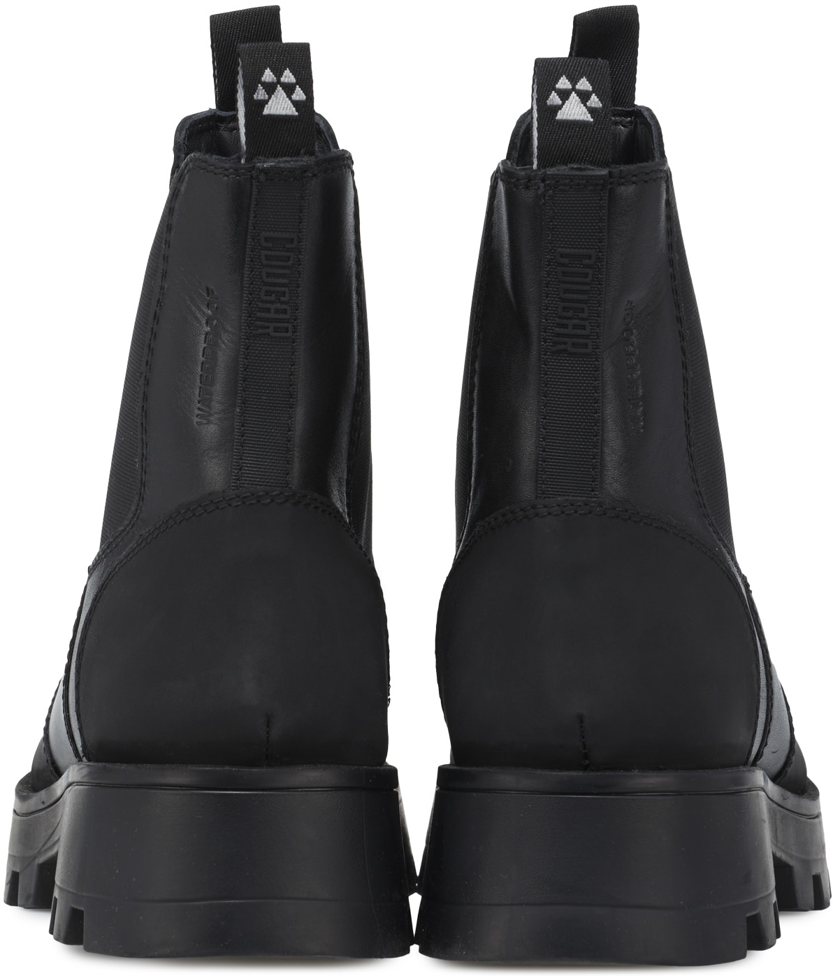 Cougar: Noir Bottes Shani en Cuir Noir - 5