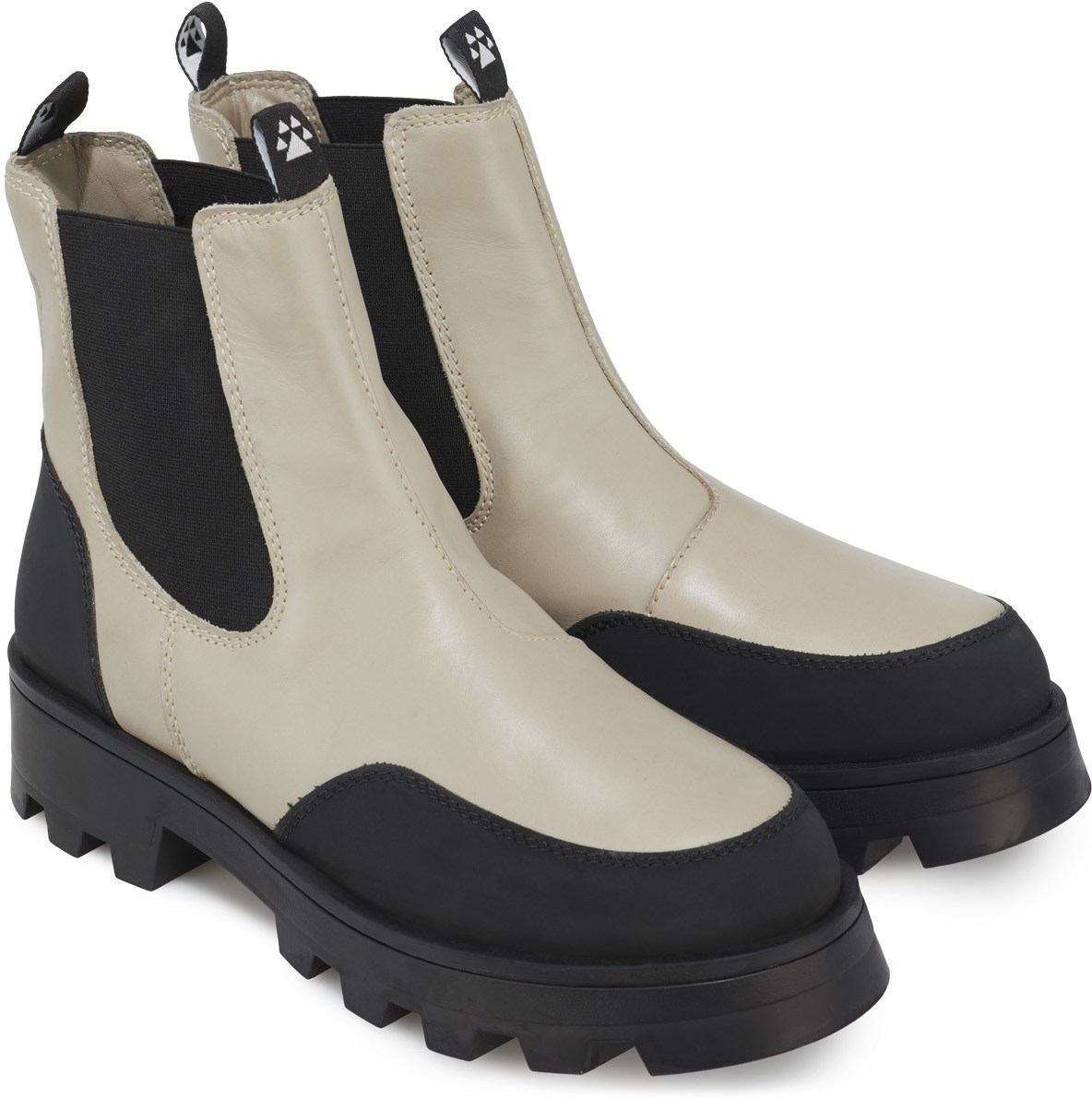 Cougar: White Shani Leather Waterproof Boots - 4