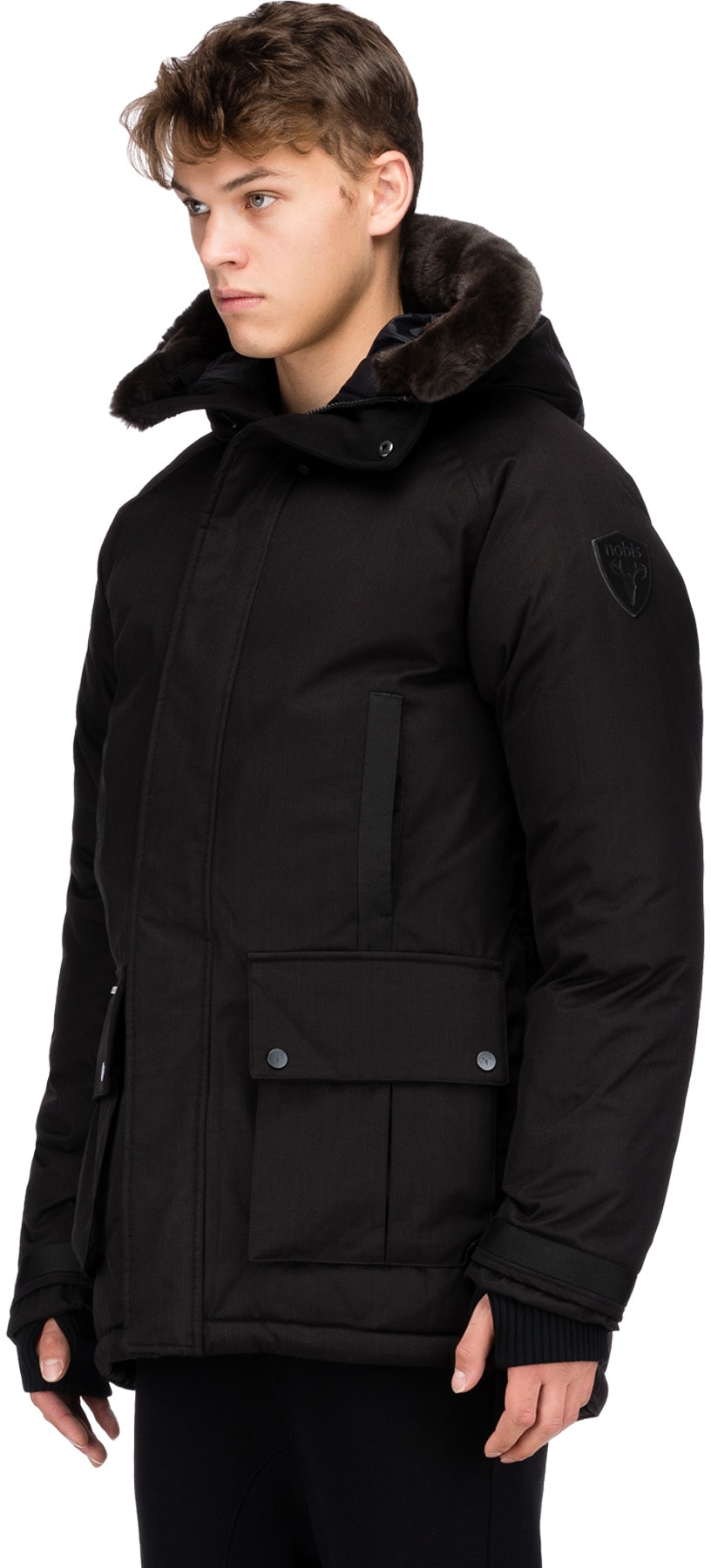 Nobis: Noir Parka Shorty Noir - 2