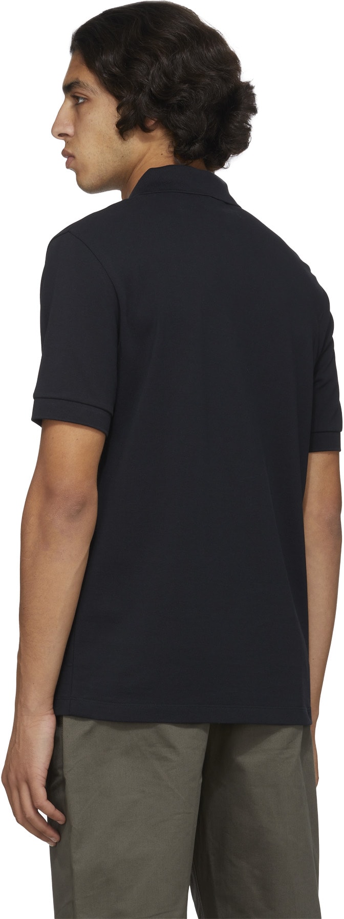 Fred Perry x Raf Simons: Noir Polo Slim Raf Simons Noir - 3