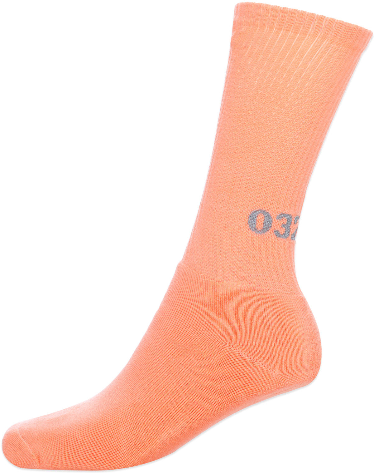 032c: Pink Reflective Logo Socks - 1