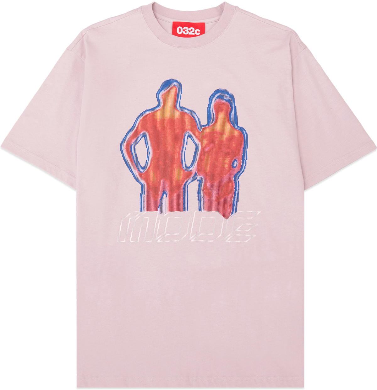 032c: Mauve T-Shirt 'Heat Mode' Mauve - 1