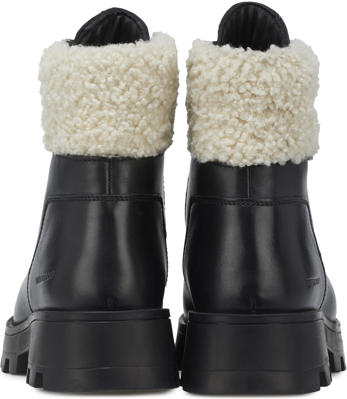 Cougar: Black Stella Leather Waterproof Boots - 5