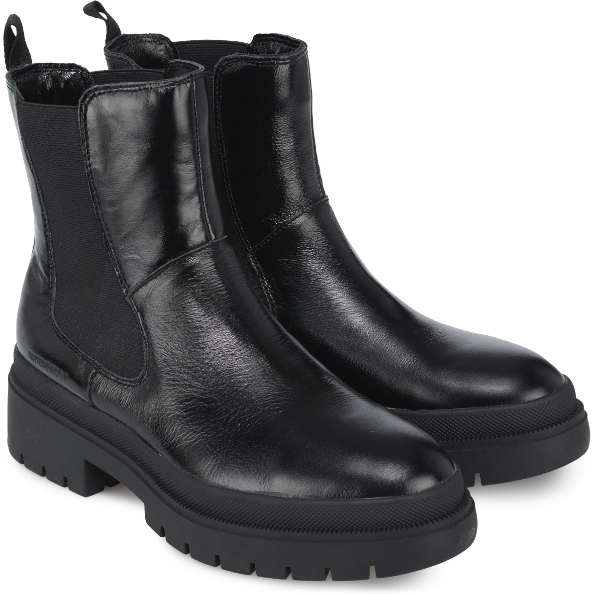 Cougar: Black Swinton Patent Waterproof Boot - 4