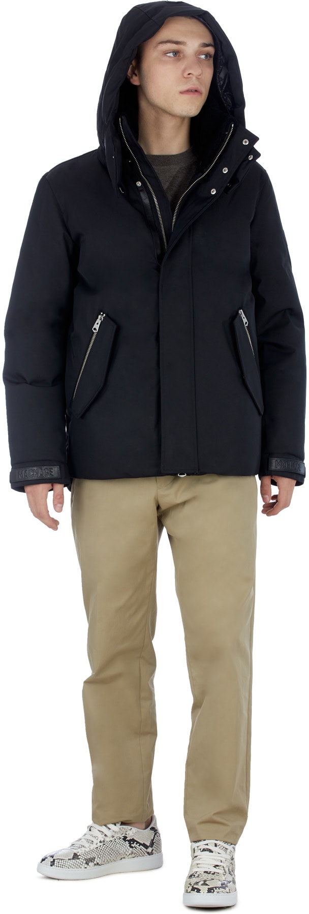 Mackage: Noir Manteau Sydney Noir - 4