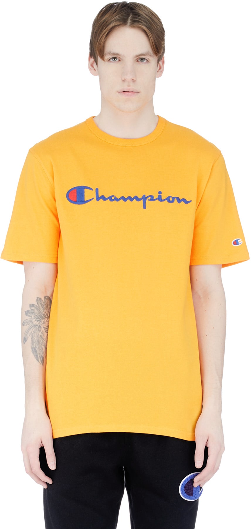 Champion: Gold Heritage Script T-Shirt - 1