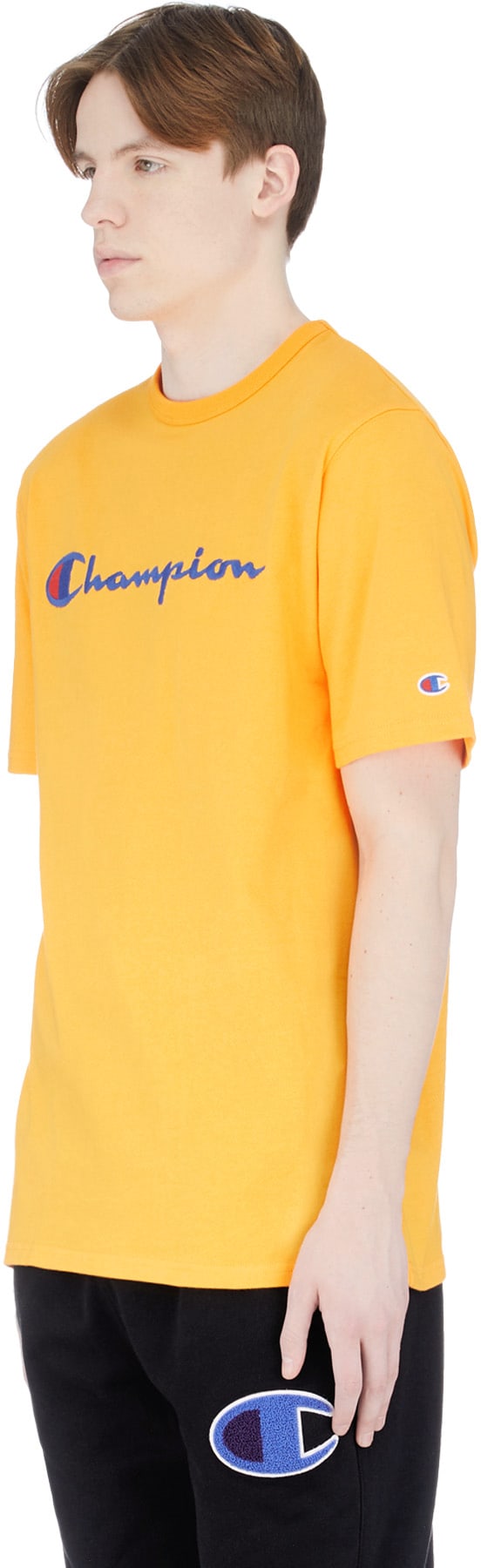 Champion: Gold Heritage Script T-Shirt - 2