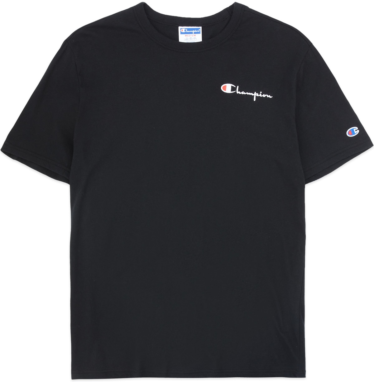 Champion: Black Vintage Dye T-Shirt - 1