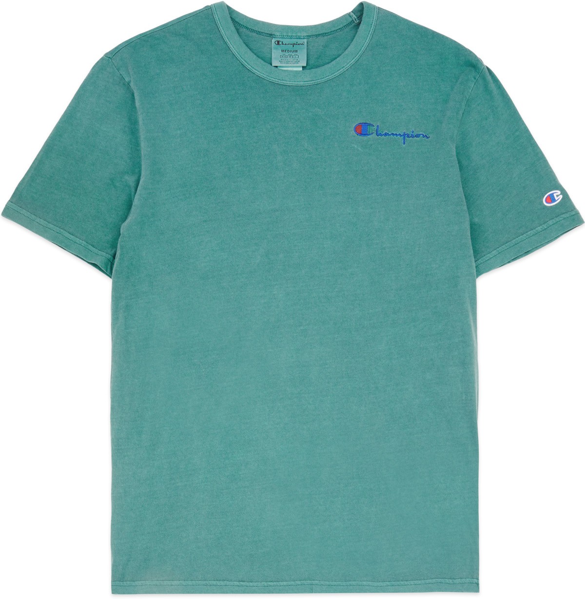 Champion: Vert T-shirt effet Vintage Vert - 1