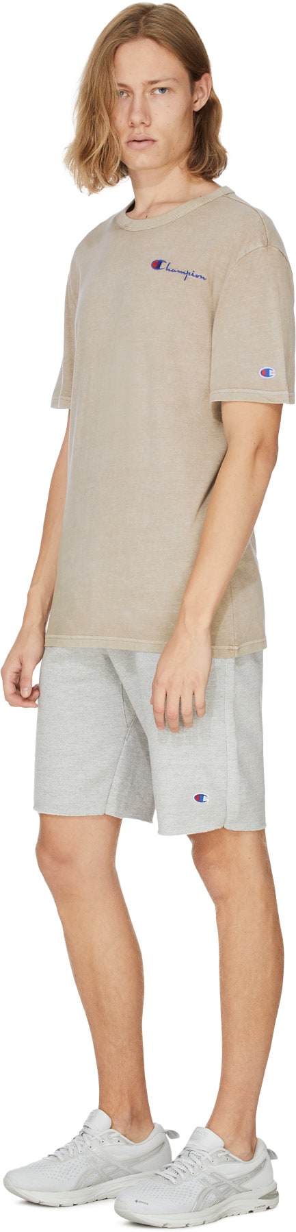 Champion: Neutrales T-shirt effet Vintage Neutrales - 4