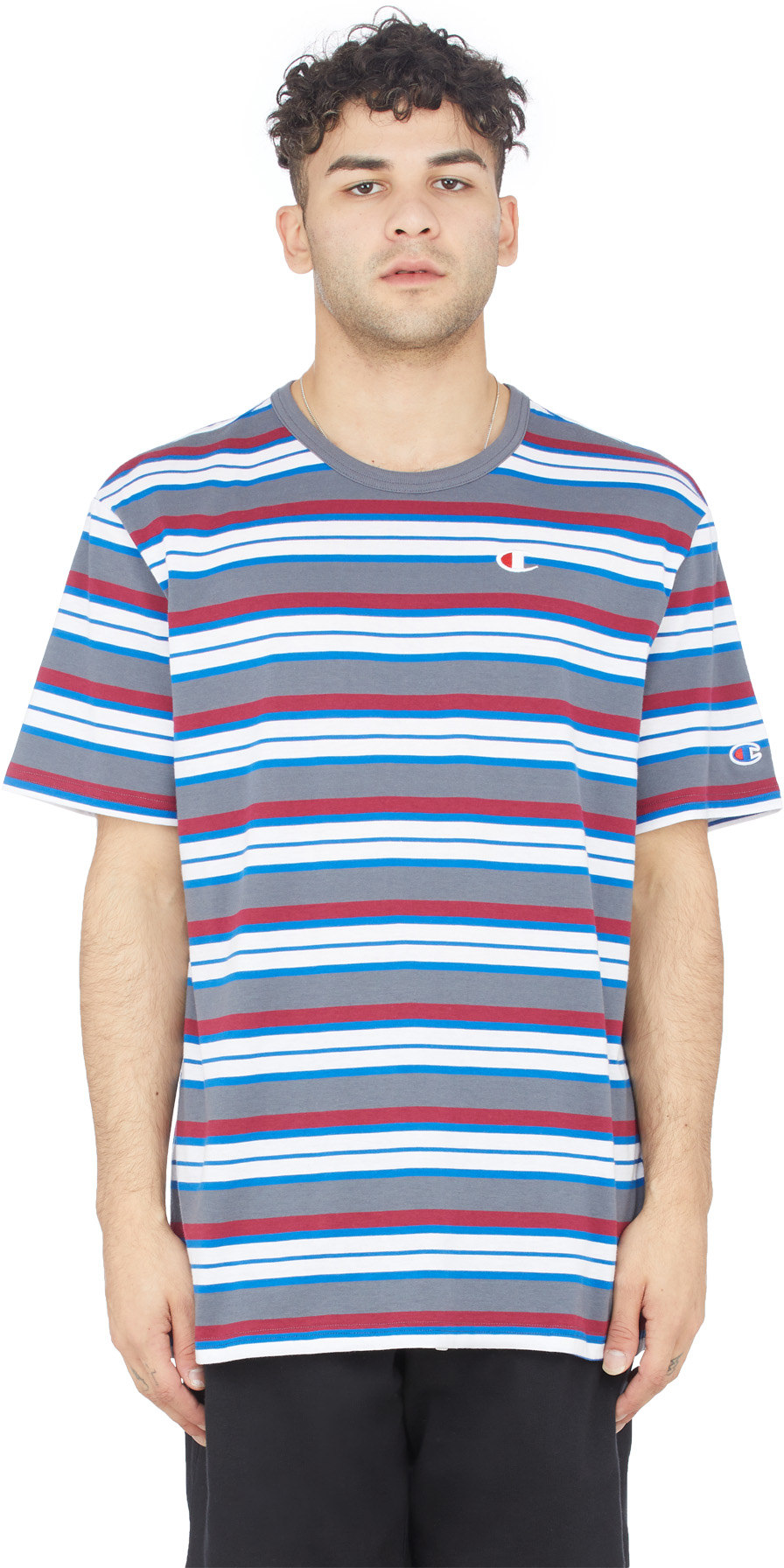 Champion: Multicolores T-Shirt Yarn-Dye Stripe Multicolores - 1