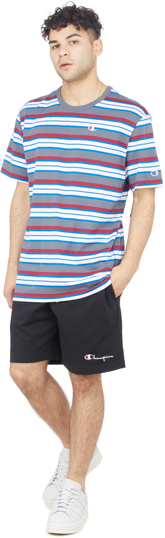 Champion: Multicolores T-Shirt Yarn-Dye Stripe Multicolores - 4