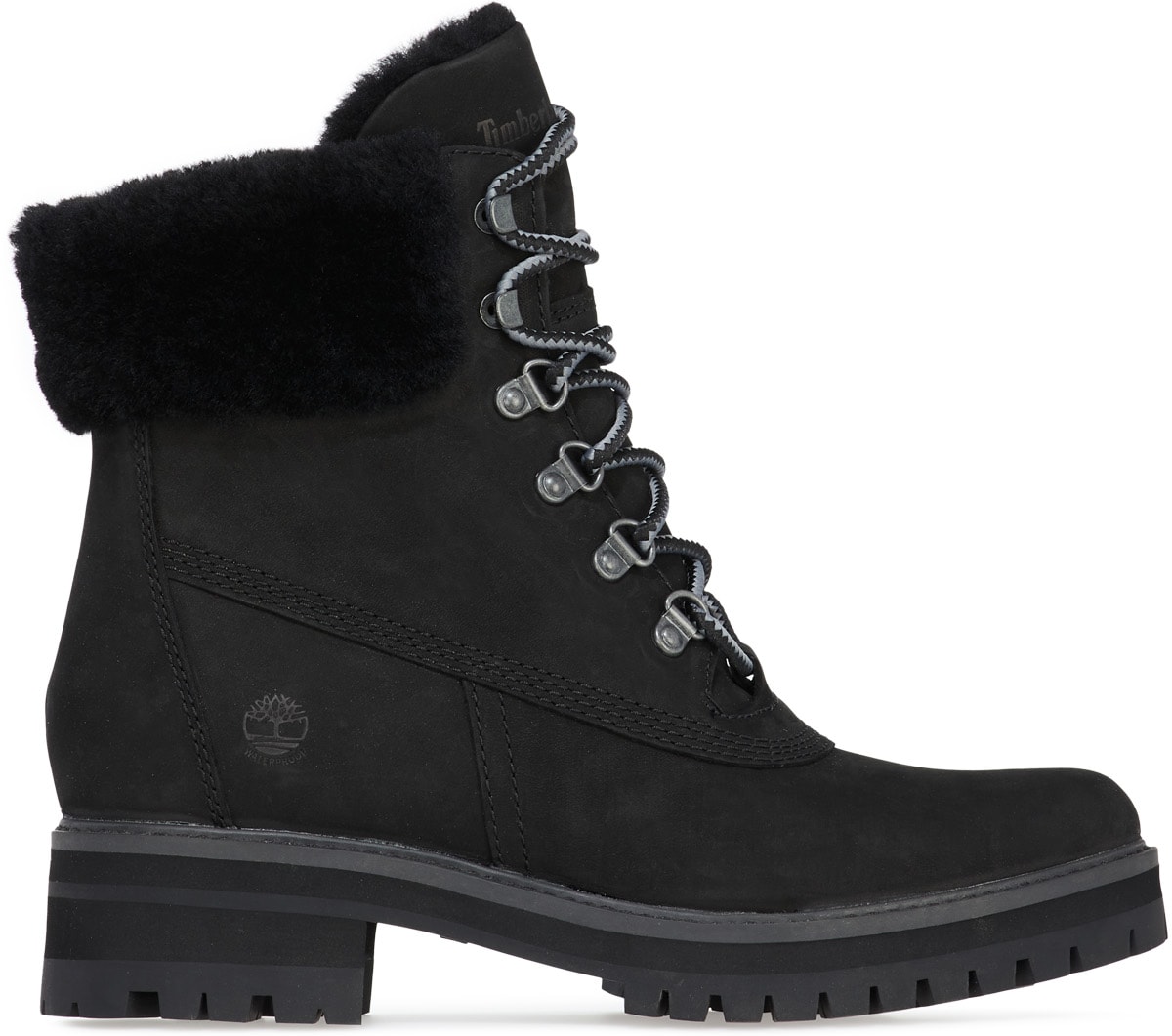 Timberland: Black Courmayer Valley 6 Inch Boots - 1