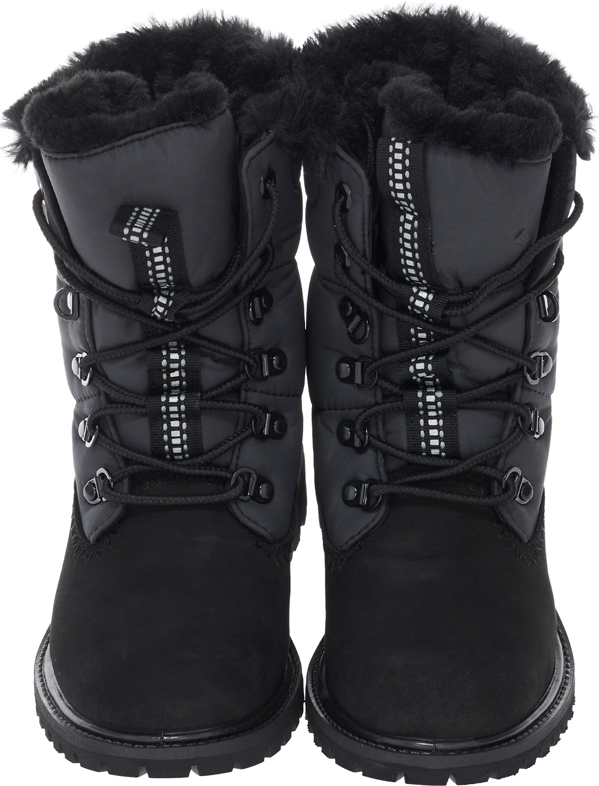 Timberland: Noir Bottes imperméable Premium 6 puces en cuir Noir - 4