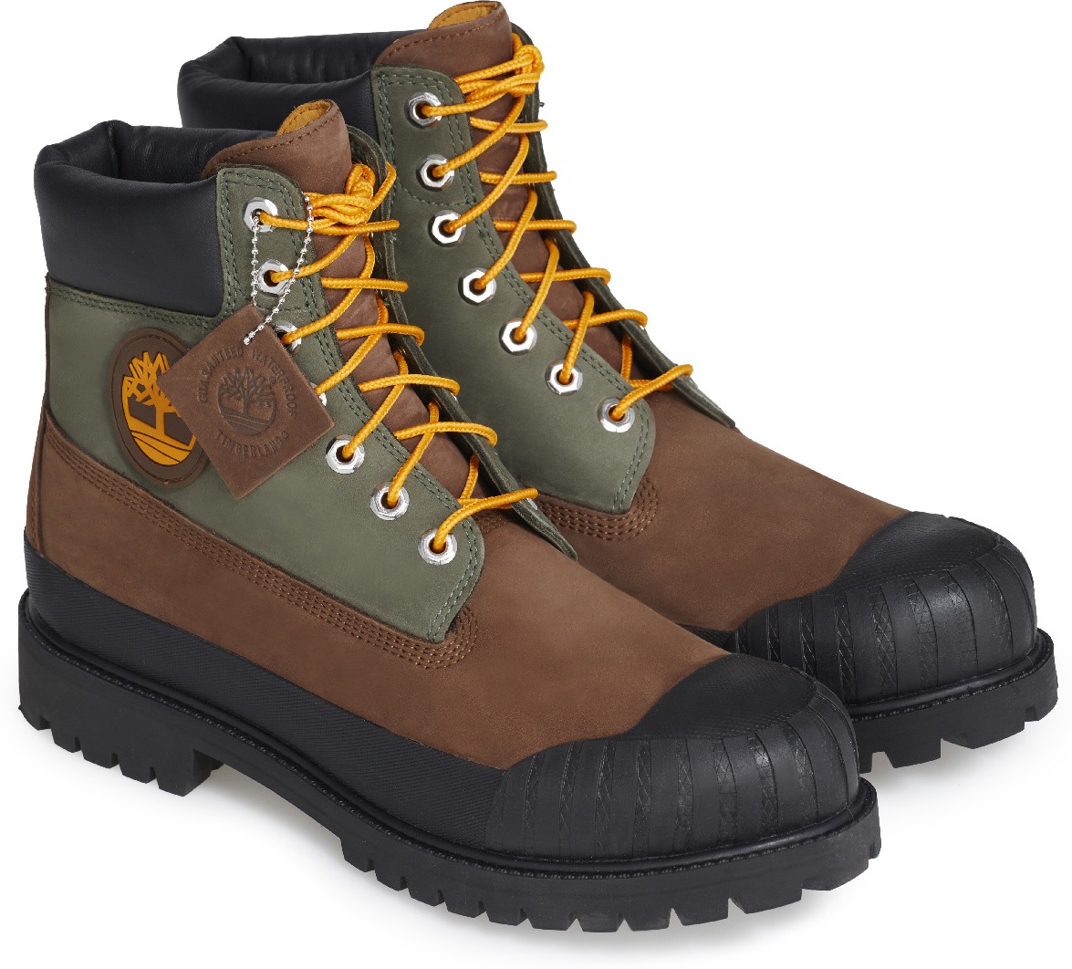 Timberland: Brun Bottes Imperméables Premium 6-Inch Brun - 4