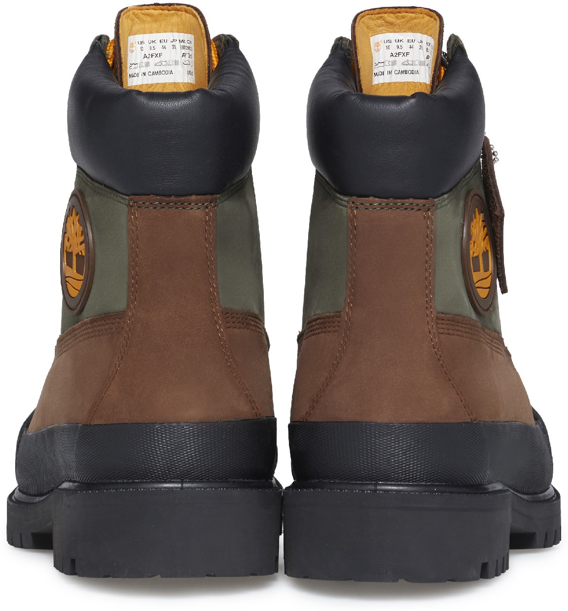Timberland: Brown Premium 6-Inch Waterproof Rubber-Toe Boots - 5
