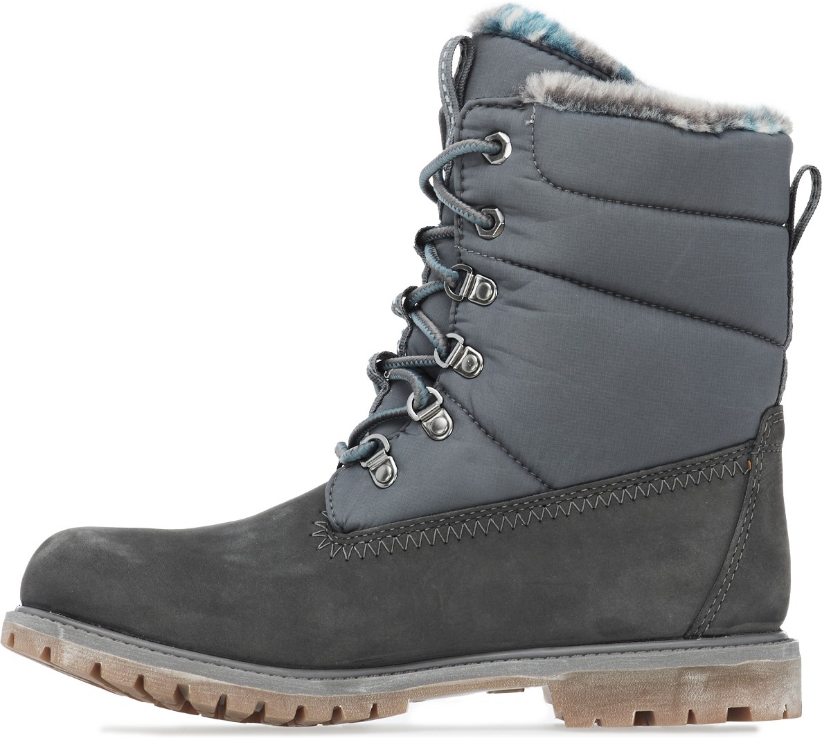 Timberland: Gris Bottes imperméable Premium 6 puces en cuir Gris - 2