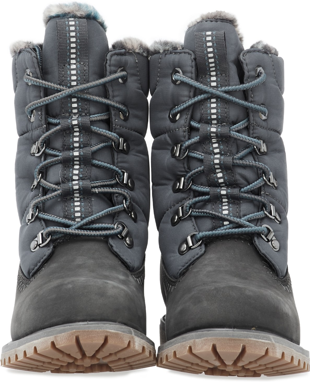 Timberland: Gris Bottes imperméable Premium 6 puces en cuir Gris - 3