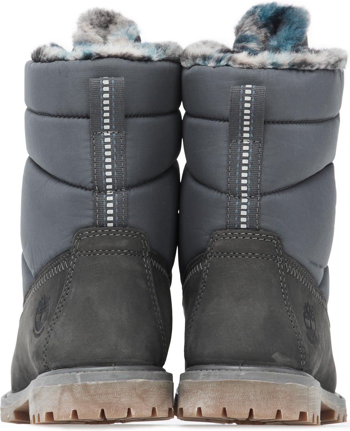 Timberland: Gris Bottes imperméable Premium 6 puces en cuir Gris - 5