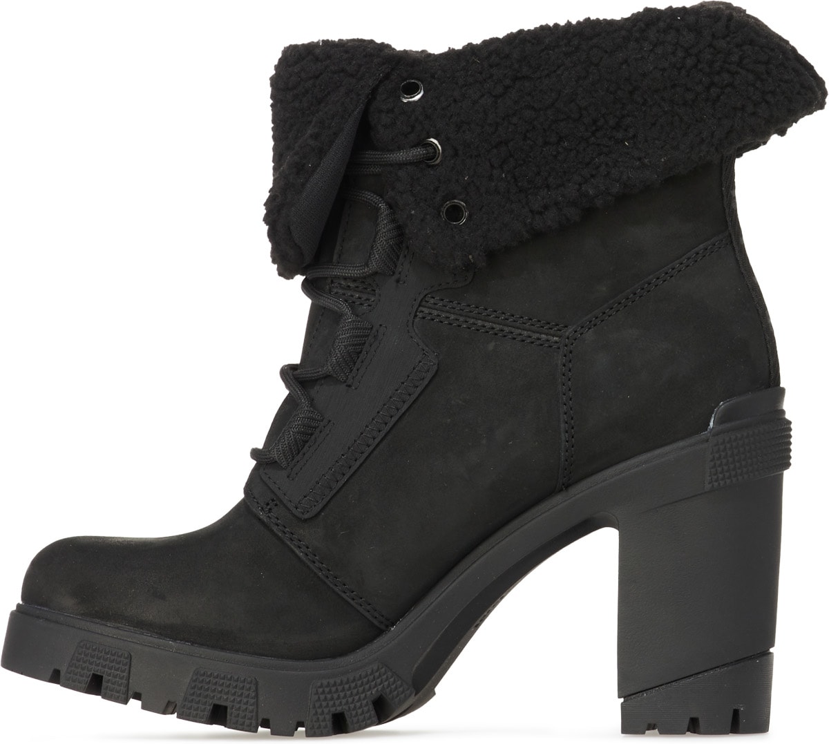 Timberland: Noir Bottes Chaude Lana Point à tige Repliable Noir - 2