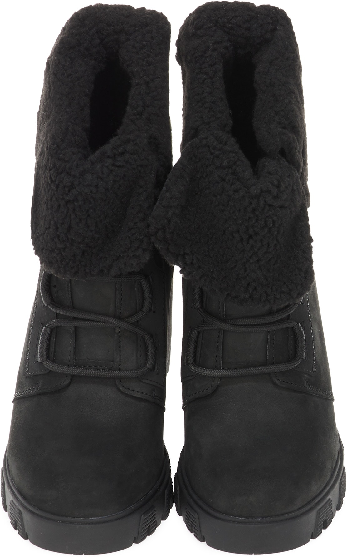 Timberland: Noir Bottes Chaude Lana Point à tige Repliable Noir - 4