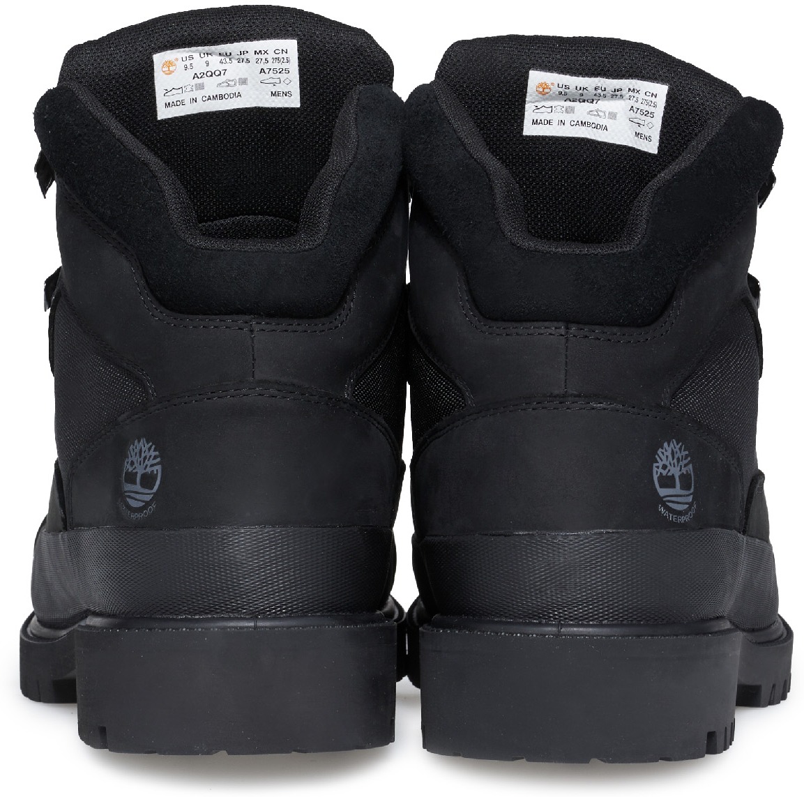 Timberland: Noir Bottes de Randonnée Imperméable Heritage Noir - 5
