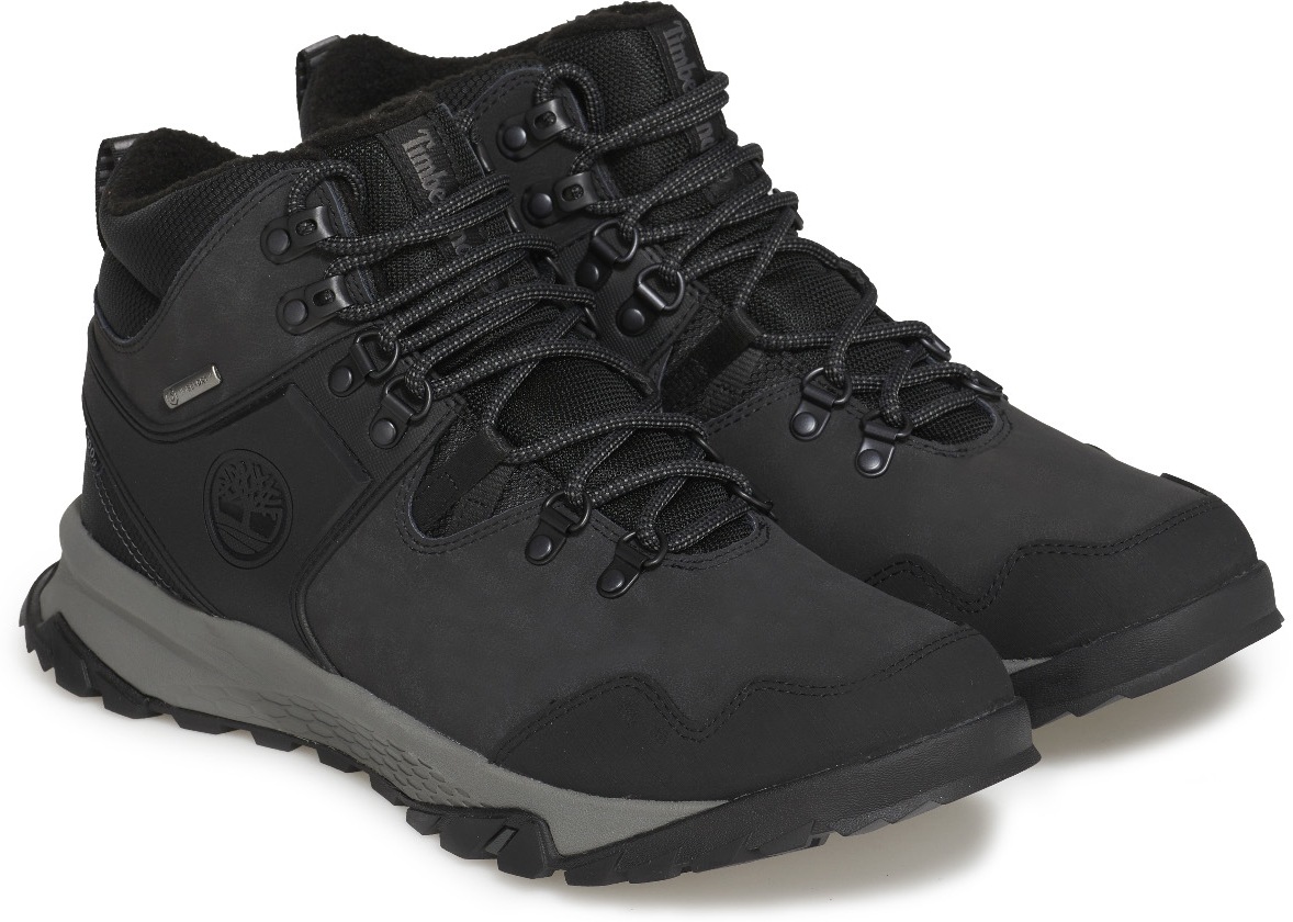 Timberland: Black Lincoln Peak Waterproof Hiking Boot - 4